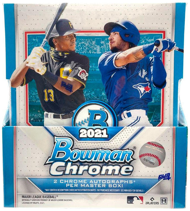 2021 Bowman Chrome Baseball Hobby Box