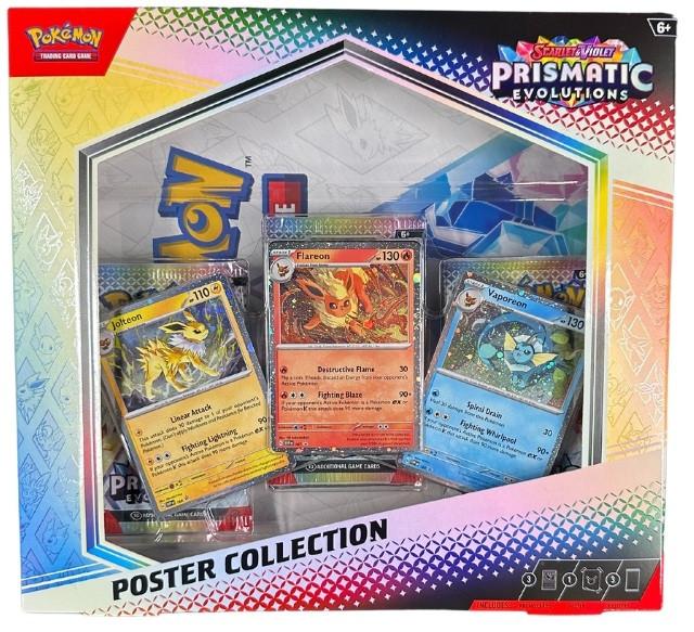 Pokémon Scarlet & Violet Prismatic Evolutions Poster Collection Box