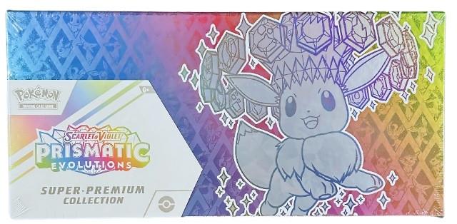 Pokémon Scarlet & Violet Prismatic Evolutions Super-Premium Collection Box